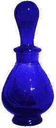 Blue Glass Teardrop
